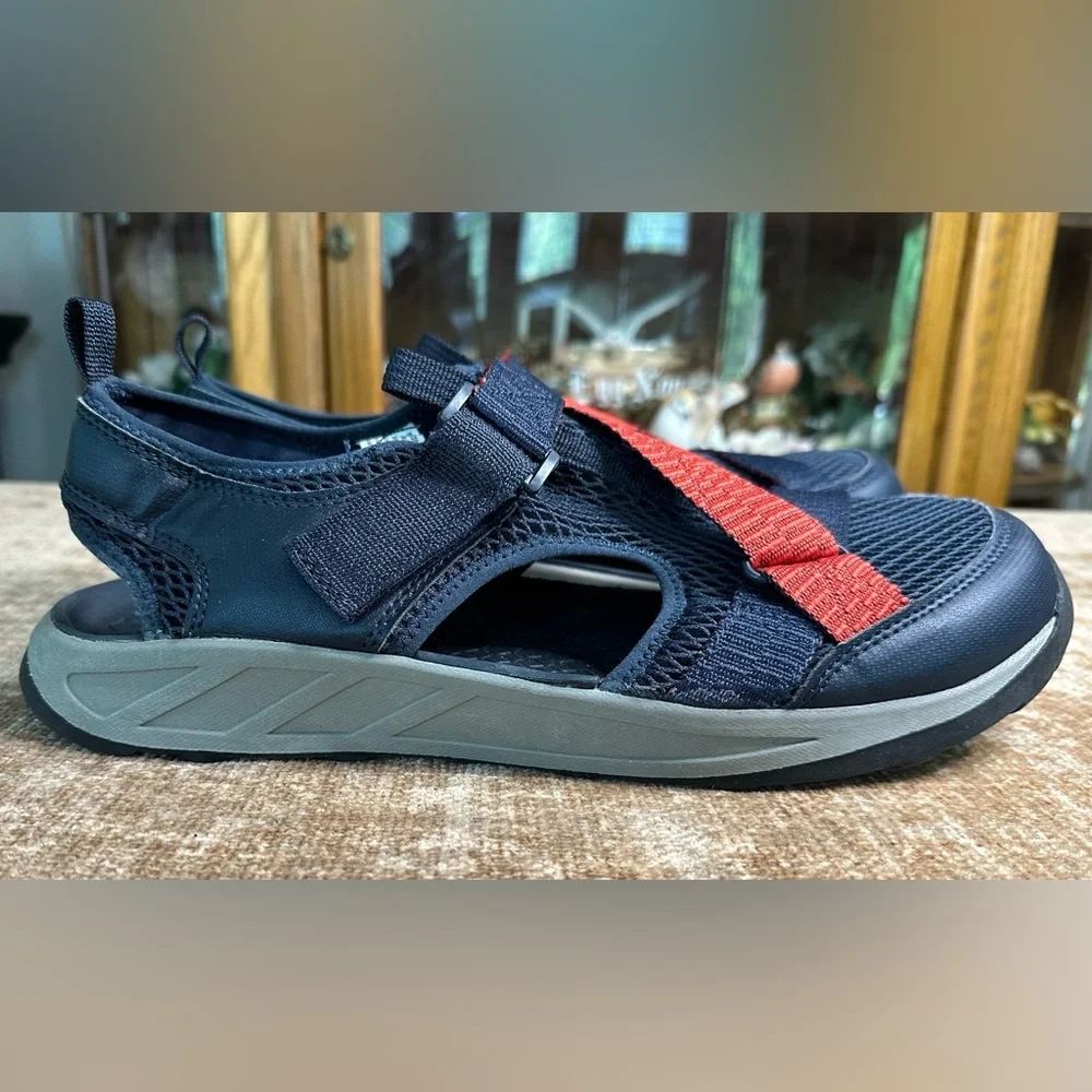 Ozark Trails Blue/Red Open Toe Sandals/Shoes Size 13